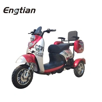 China 3-Wheel Power Mobility Electric Scooter Three Wheel Cheap Price Electric Tricycle for Adults/Eders Disabled