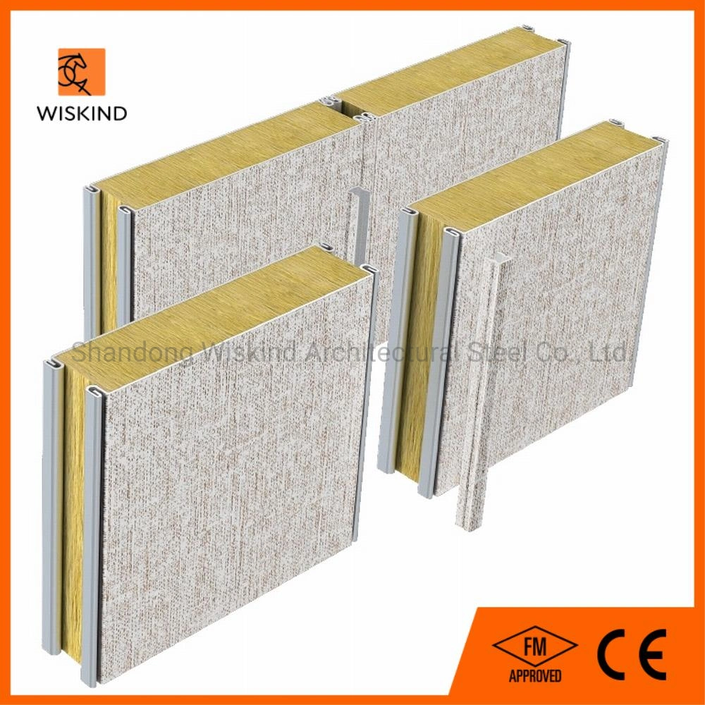 Construction Materials PIR Glass Wool Rock Wool Sandwich with Cheaper Price