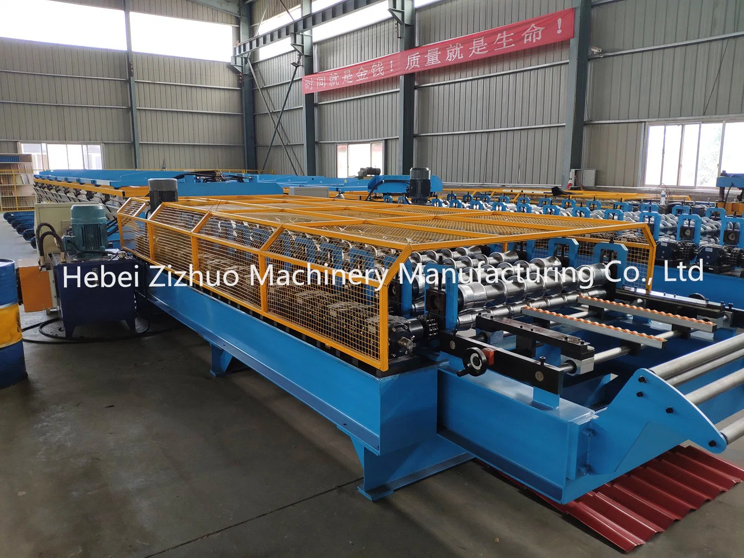 Europe 828 Steel Roofing Tile Sheet Cold Roll Forming Machine