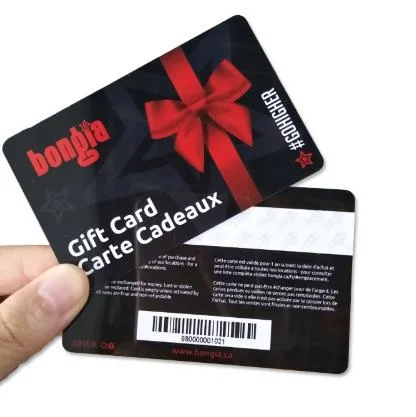 Cartes mémoire IC pour cartes-cadeaux de rechargement à impression de marque personnalisée