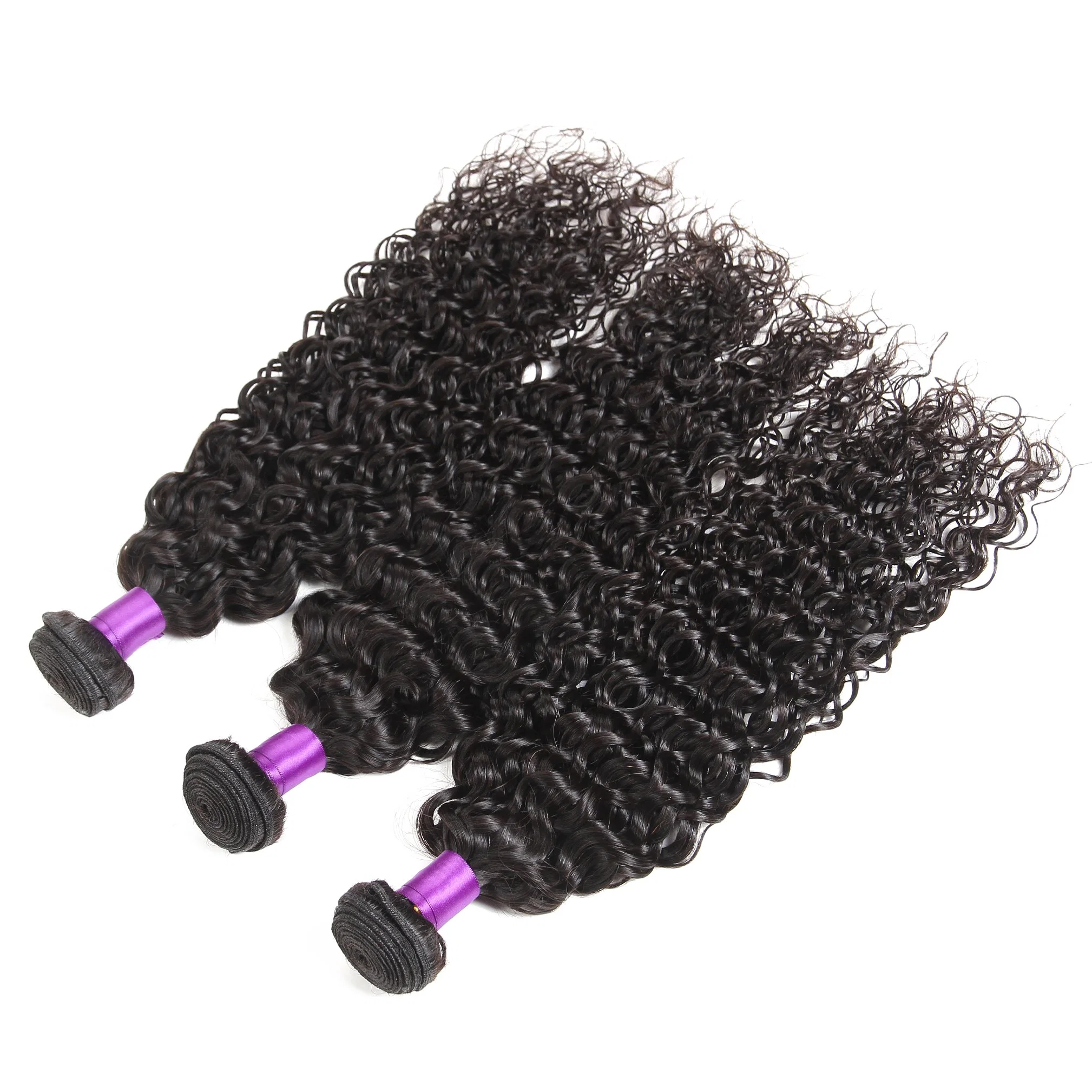 Kbeth Peruanischen Kinky Curly Human Hair 100% Vrigin Drop Versand Service unverarbeitete lange Haare Weft mit Verschluss menschliche Haarverlängerung Für Einzelhändler