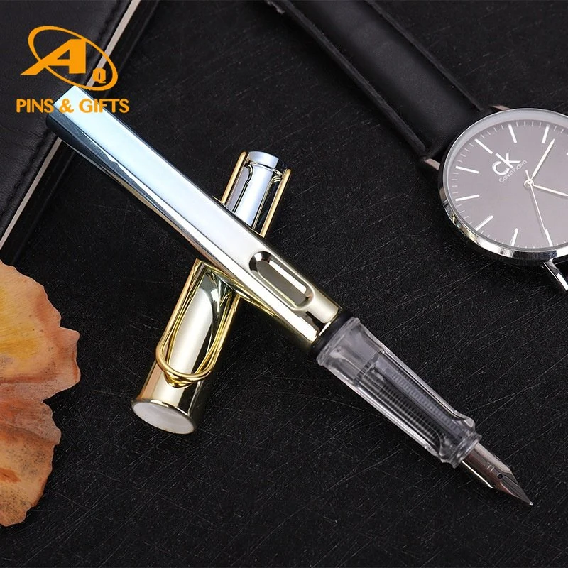 Celluloid Wood UV Office Gel Metal Beautiful Luxury Products Whiteboard Marker Free Sample The Best Gift Roller Ball with 2 Cartridges Fountain Pen