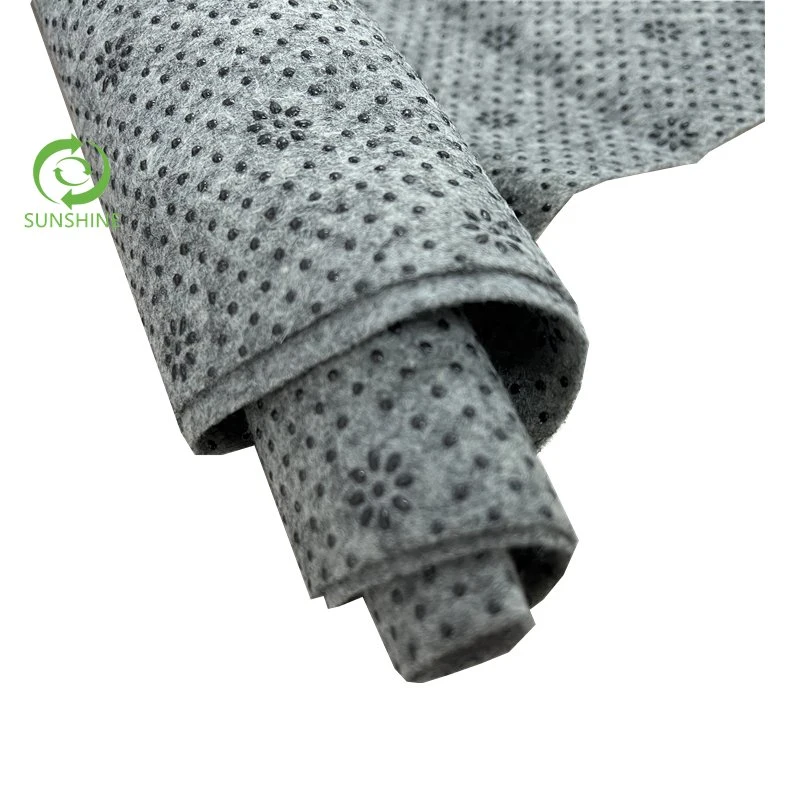 PP + PVC DOT Coated Anti Skid Material Carpet Underlay Nonwoven Non-Slip Fabric