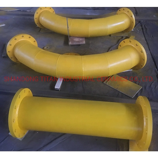 Wear Resistant Steel Pipe/Elbow with Alumina Ceramic Tile Lining