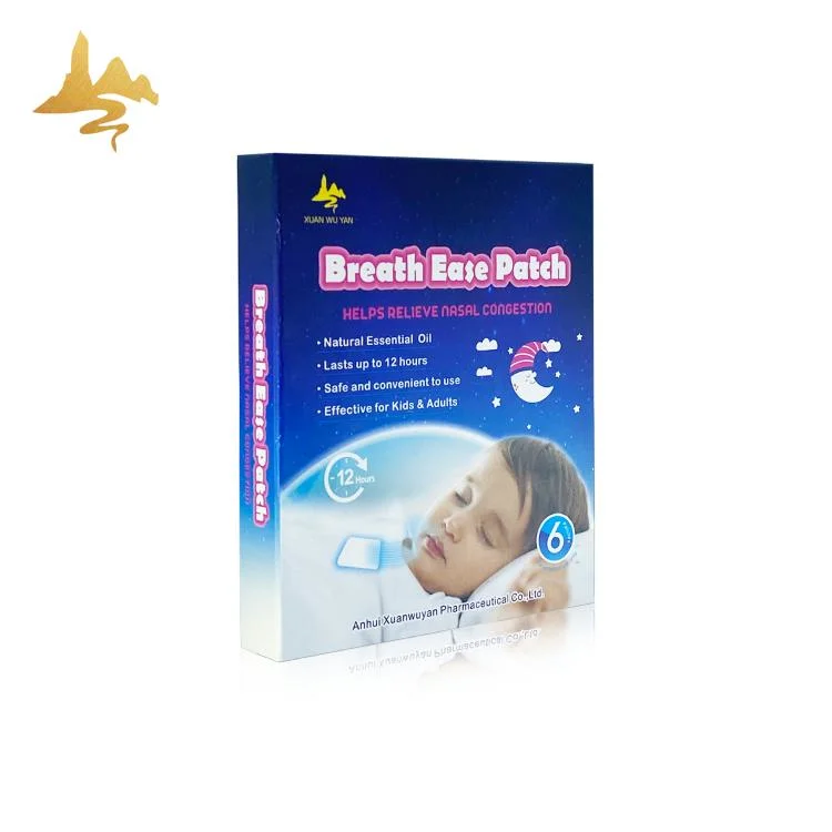 Efecto físico Mint Cooling Hydrogel Kids Breathe Ease Patch for Dormir