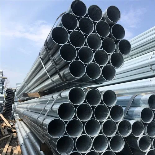 Material de construcción DIP caliente Industria química ASTM A36 S235jr S355jr Ss400 tubo rectangular cuadrado aceitado Gi Acero galvanizado recubierto de zinc Tubo