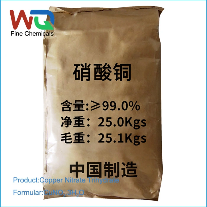 Factory Supply High Purity Cupric Ni-Trate Trihydrate / Copper (II) Nitrate CAS 10031-43 3