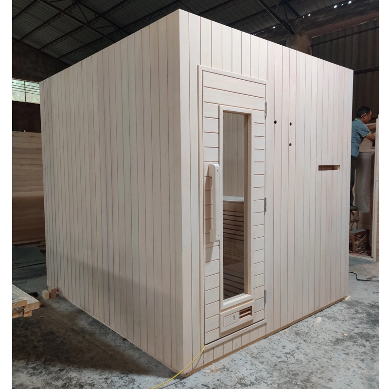 Good Nature Solid Wood Hemlock Wood Red Cedar Wood Strong Sauna Room