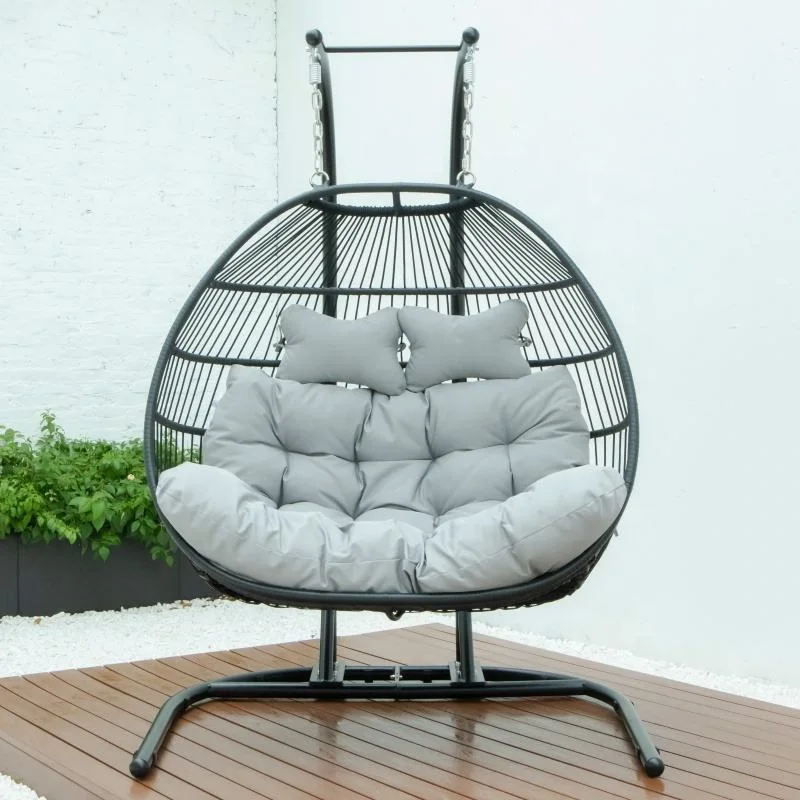 New Model Garden Furniture Rattan Patio Swings Indoor Hanging Chairs