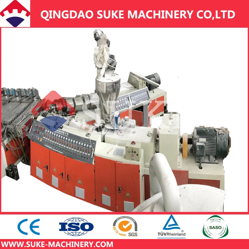 PVC Conical Twin Screw Extruder Machine with Ce and ISO