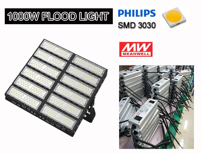 LED Indoor Tennis Sports Flood Lighting 300W/400W/500W/600W/700W/800W/1000W/1200W Stadium Light Floodlight