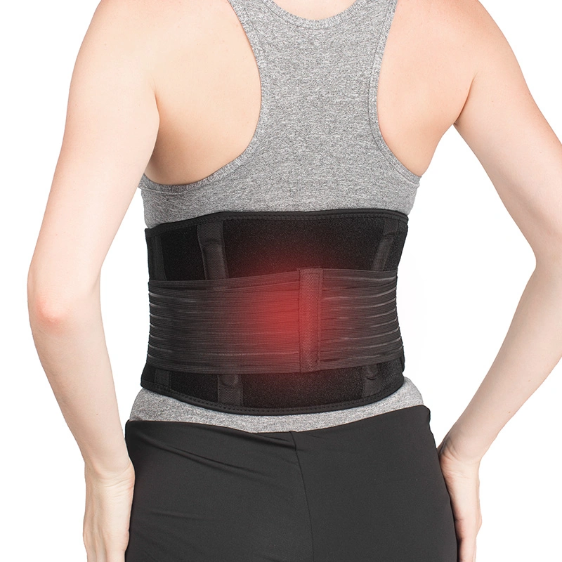 Nano-Tech Tourmaline Waist Belt Self-Heating Support Magnetic Therapy Lumbar Waist Brace for Health Care