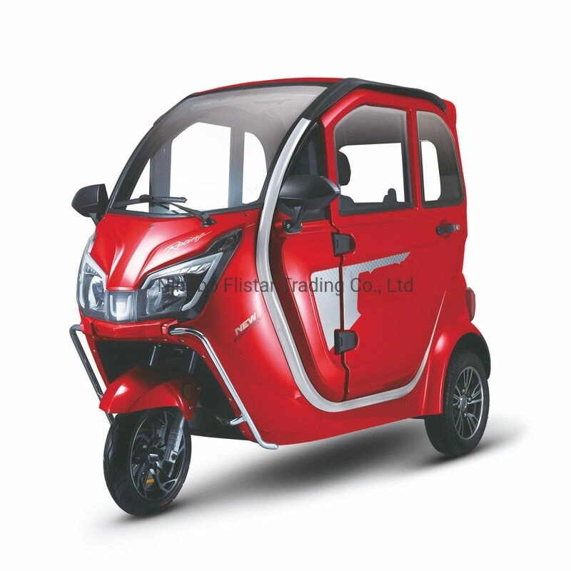 60V 2200W EEC New Energy Arrival Electric Tricycles Vehicles with Plastic Cabin for The Handicapped Bottom Price