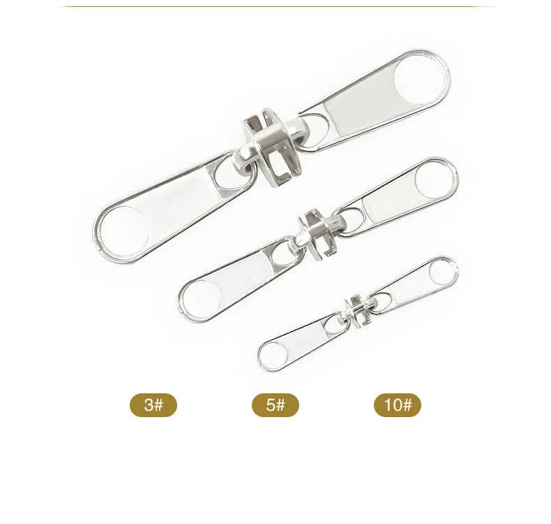 High Grade Novel Design Metal Zipper Slider and Pullers Metal Zipper Slider Accessory