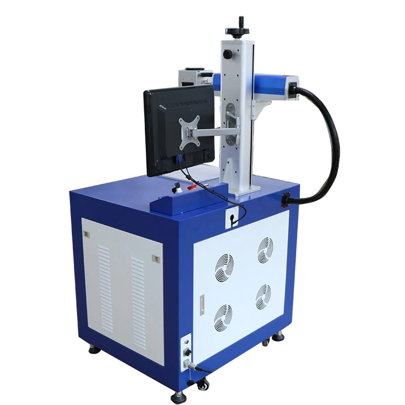 30W Portable Fiber Laser Marking Machine with Raycus Laser Source and Official Bjjcz Marking Card