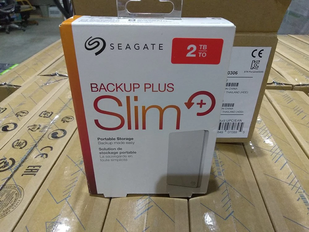 Seagate Backup Plus Slim 2 Tb USB3.0 External Hard Drive Portable Storage Stdr2000306 Hhd