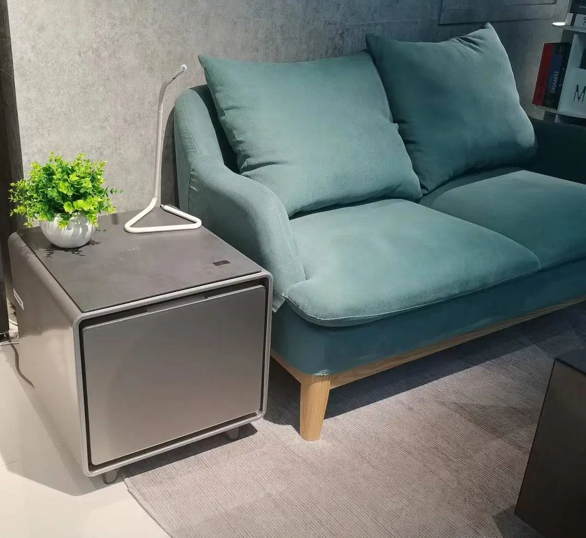 2023 Nouvelle conception Smart Table à café Salle de séjour Meubles de chambre à coucher avec un frigo