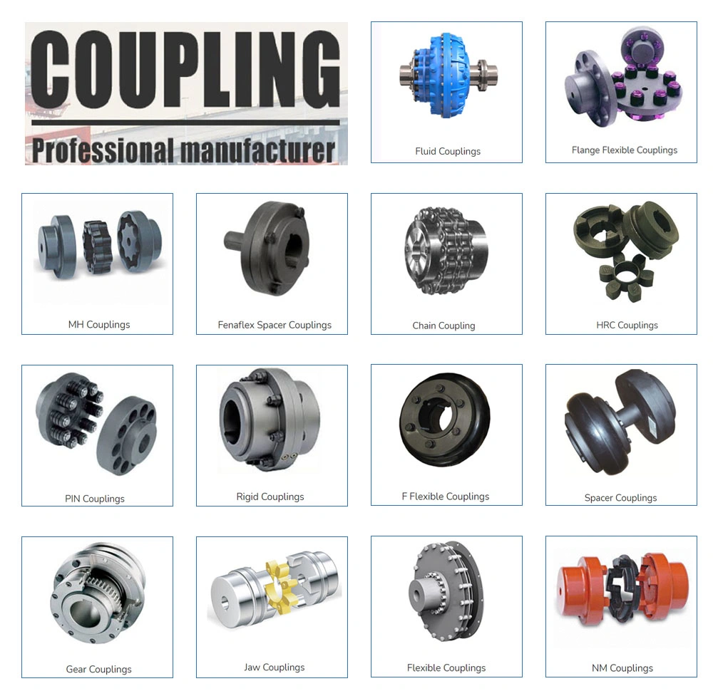 CE L'ISO a approuvé la fonte Nm Rotex Connecteur de la pompe hydraulique du moteur du compresseur de mâchoire flexible en caoutchouc élastique en élastomère HRC Spider arbre rigide avec la bride d'accouplement