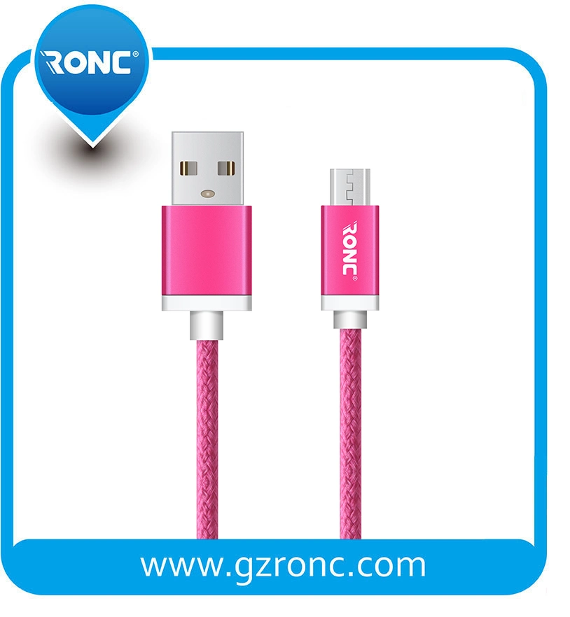 Nylon Lines Braided USB Cable for Android