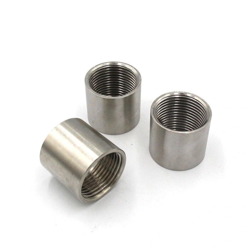 Hot Sell Stainless Steel 304 316 Pipe Nipple Thread NPT Bsp Coupling for Water Oil Gas