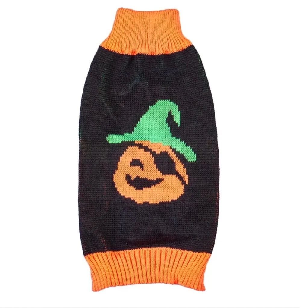 Haustiere Hund Halloween Pullover Kürbis Drucke Hunde Hemden Haustiere Kleidung Für den Winter