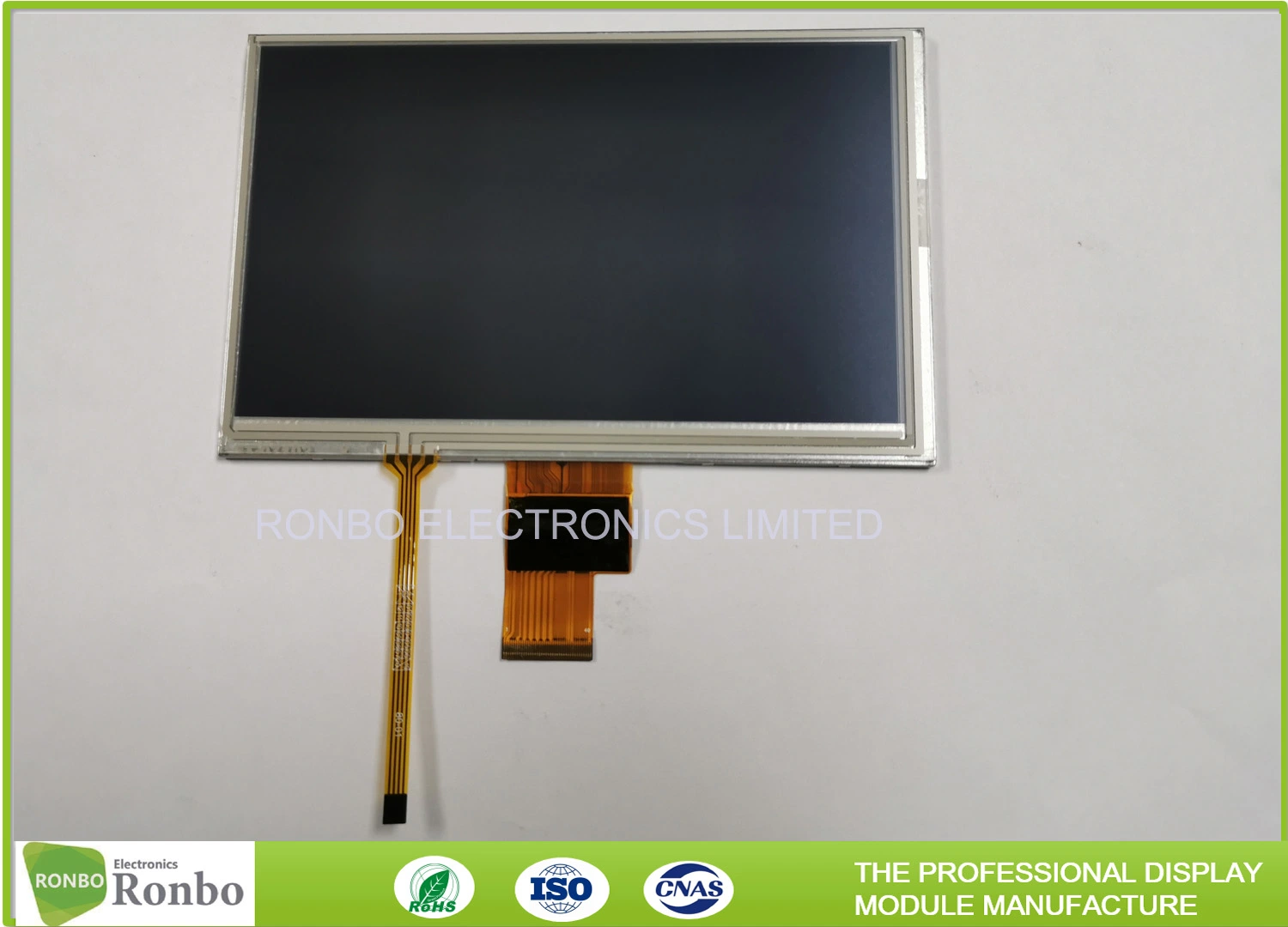 شاشة TFT بحجم 7 بوصات 1024*600 مقاومة شاشة اللمس / واجهة LVDS ذات 40 سنًا