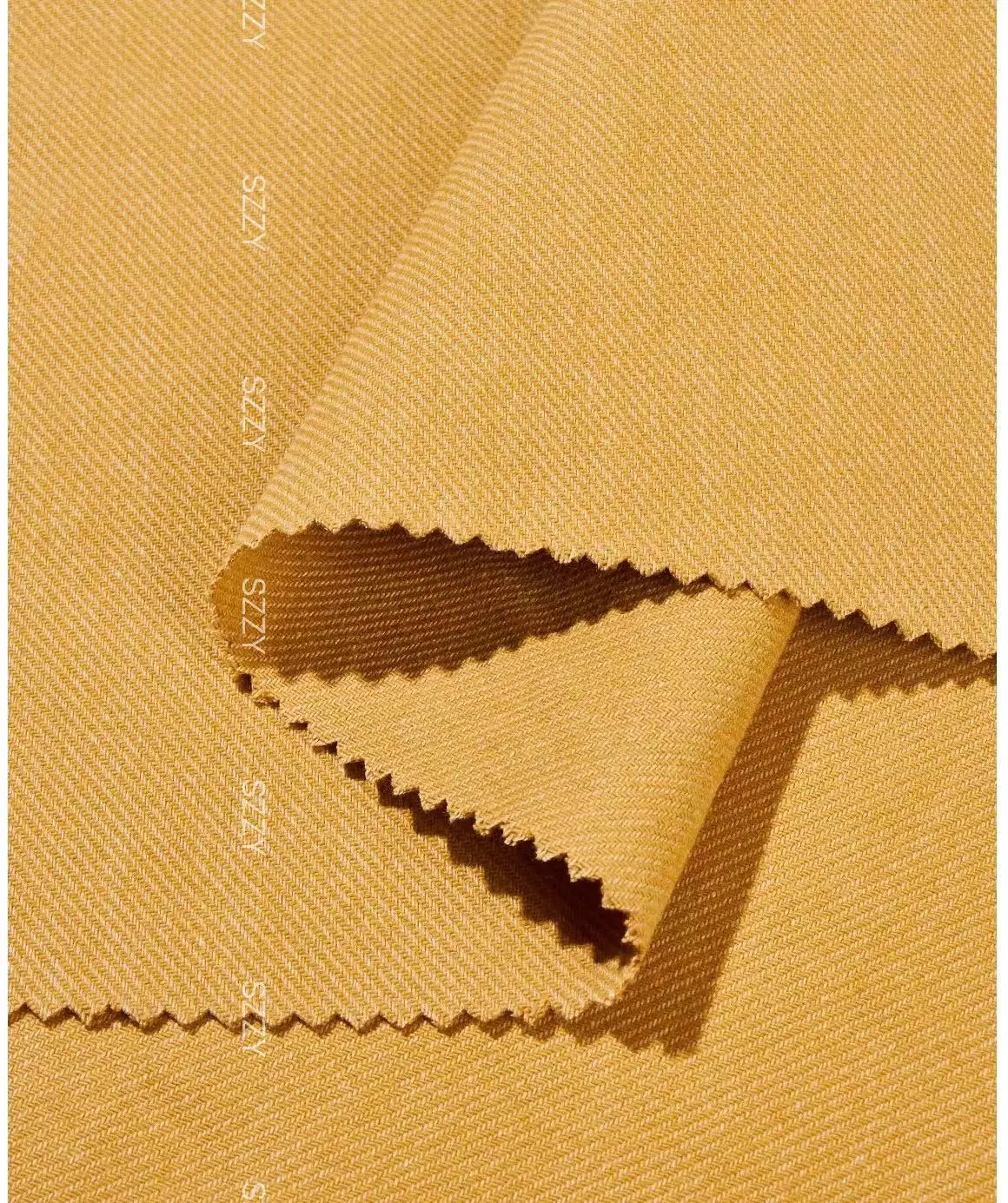 T400 High Elastic Silk Cavalry Diagonal Trench Coat Fabric