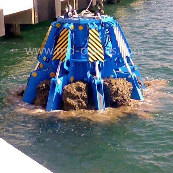 20 la tonne pour les frais généraux grue à portique Grab godet