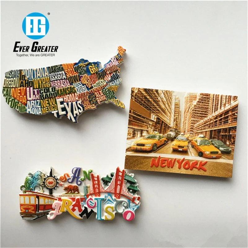 New Design Wholesale/Supplier Magnets for Fridge Souvenir Custom Die Cut Metal Fridge Magnet