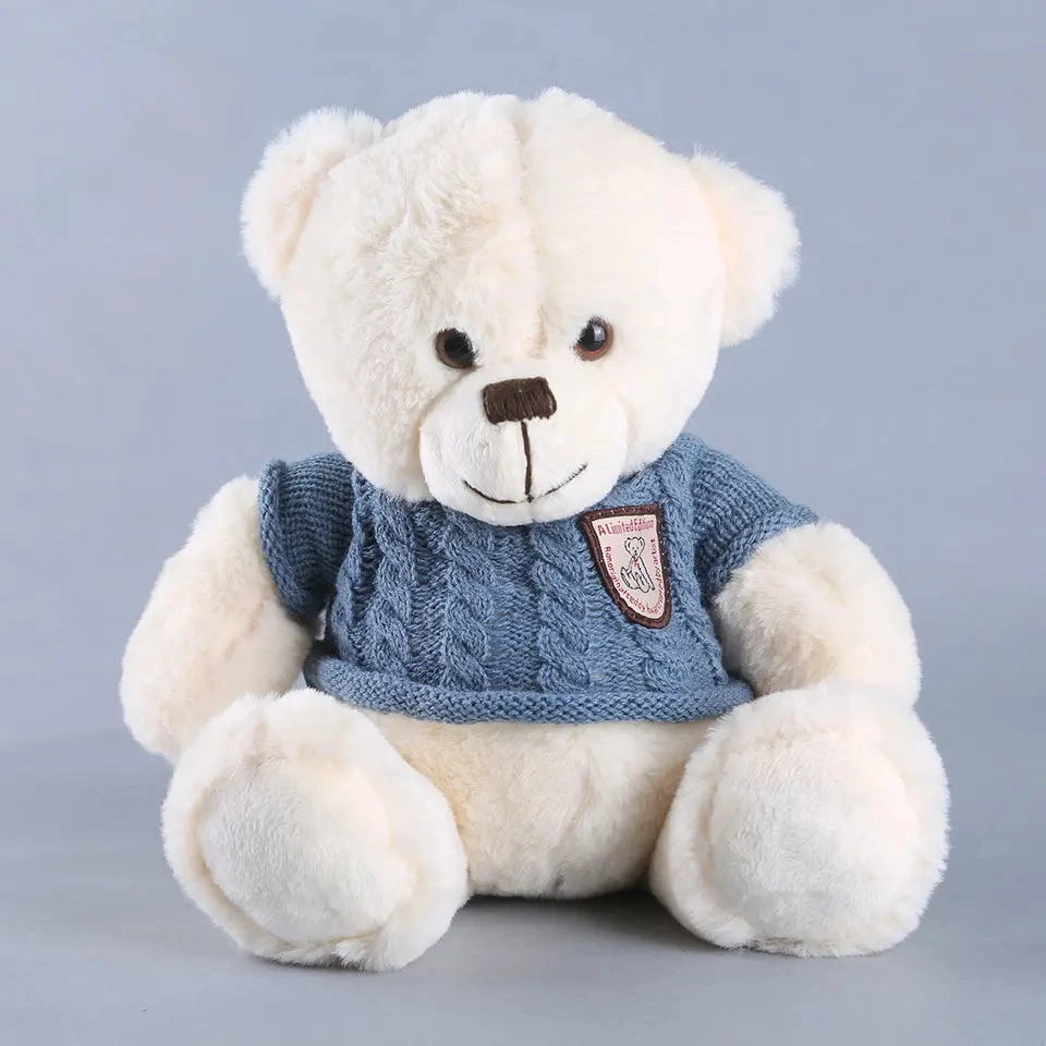 Lovely Soft Dress Sweater Valentines Teddy Bears Wholesale/Supplier Teddy Bear Plush Toy