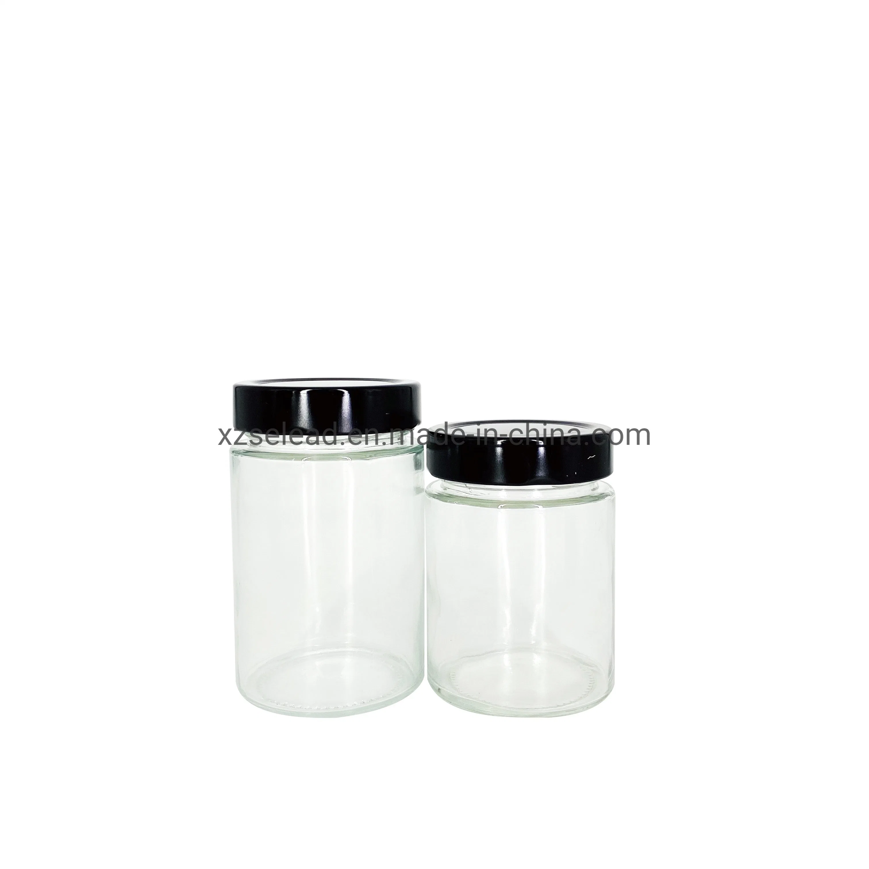 Glass Sauce Dressing Jar Food Container Glass with Safety Cap