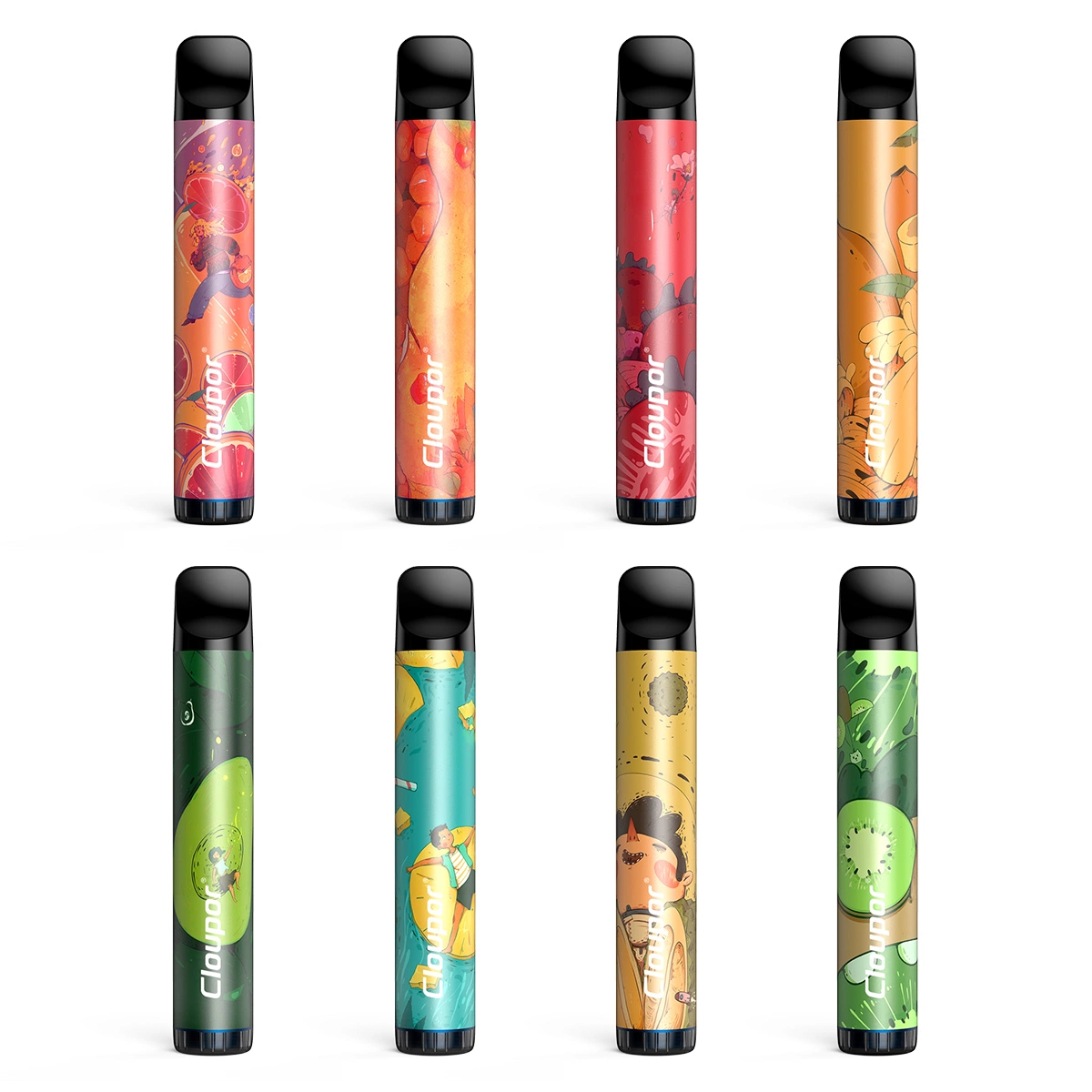 800 Puffs Small Puffs Ecigarette Original Security Code with 2% 5% Nicotine Disposable/Chargeable Vape