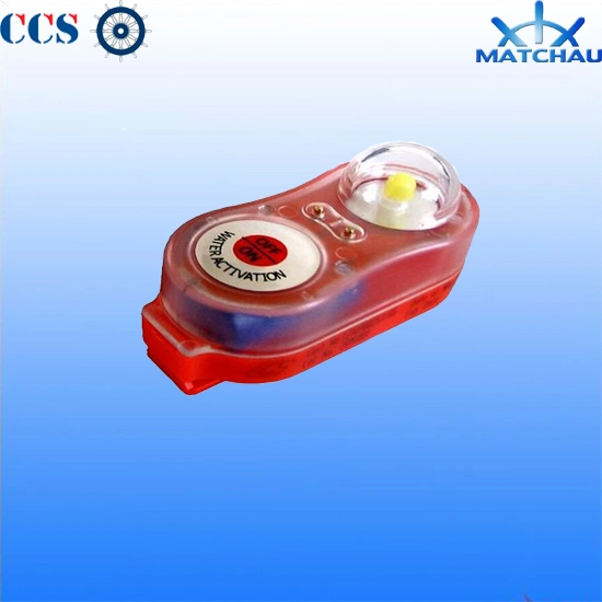 Marine Water-Activated Solas Lithium Battery LED Life Jacket Lamp/Light