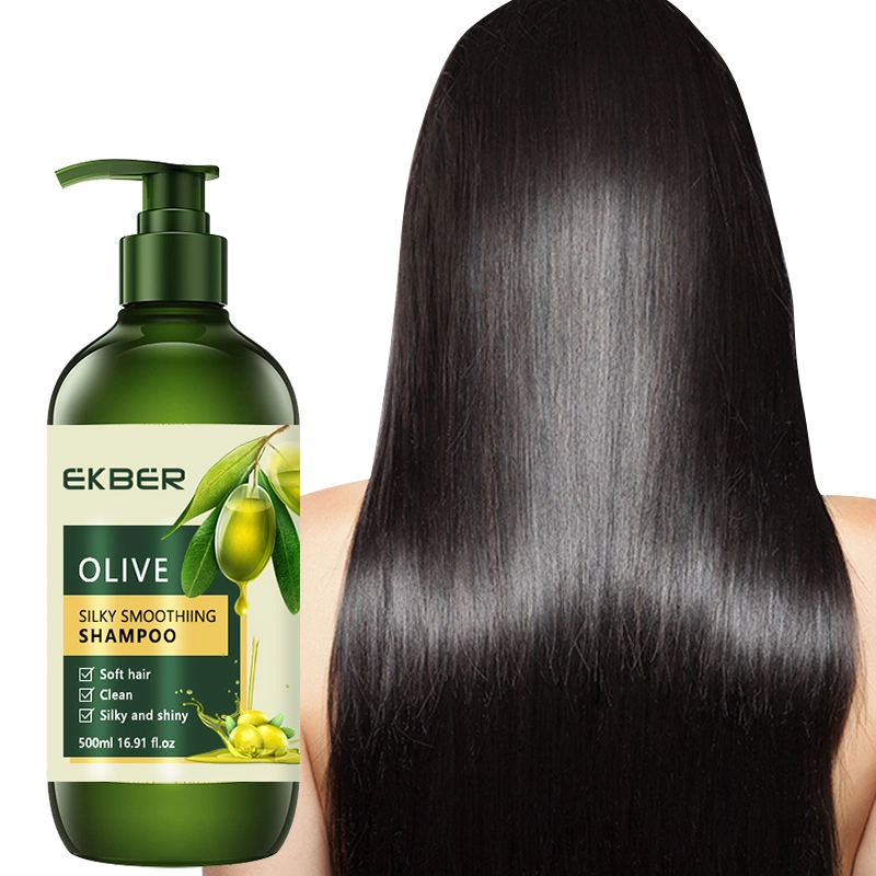 New Arrival Olive Fruit Extract Daily Cleaning Moisturizing Protective Treatment Olive Oil Shampoo Organic