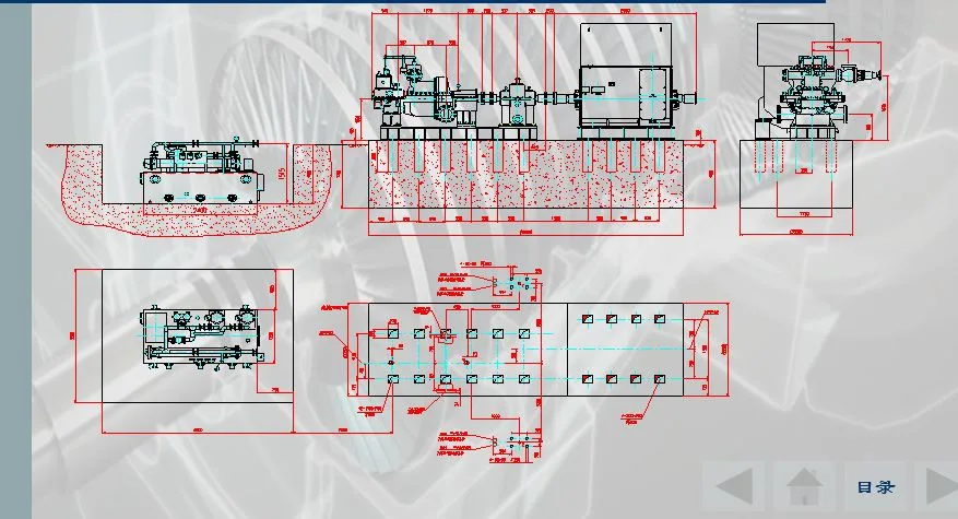 Mehrstufige Dampfturbine 500kw, 750kW, 1500kw, 1600kw, 3000kw