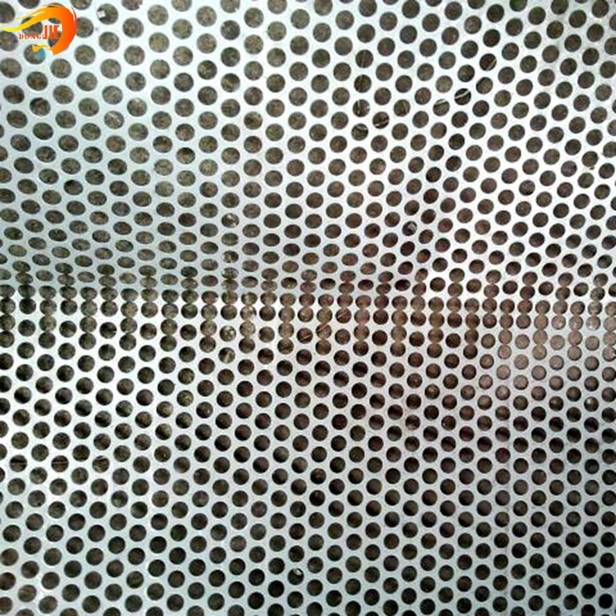 Stainless Steel Round Hole Perforated Metal Mesh Punched Metal Sheet