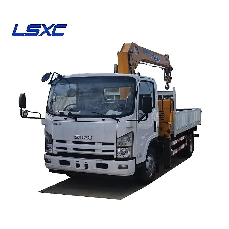 Factory Direct Sale 8 Tons Euro 2 Euro 3 240HP 4X2 Folding Arm Truck Crane