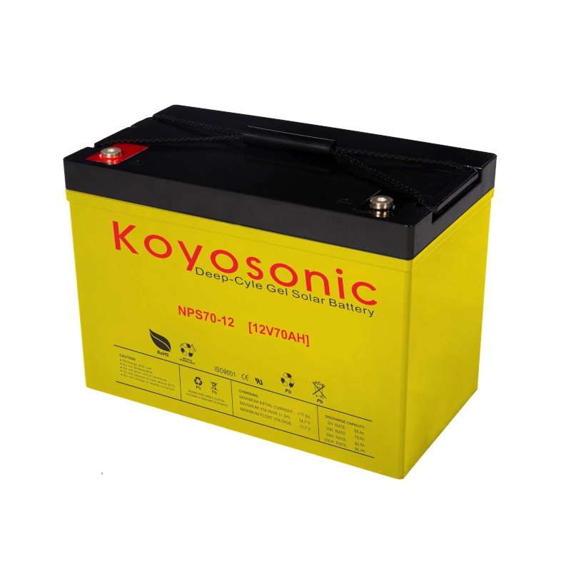 Koyosonic 12V 200Ah Tiefzyklus-Batterie Solarpanel Batteriestrom Speicher Neue Energie Solarzelle