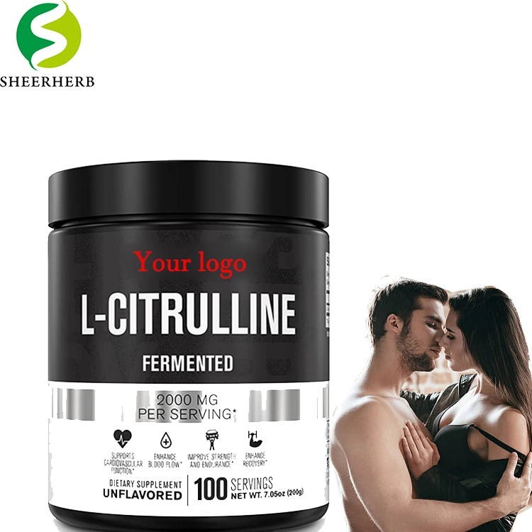 Pure Natural Fermented L-Citrulline Nol-Citrulline for Fitness and Muscle Building Nitrogen Pump Fermented L-Citrulline