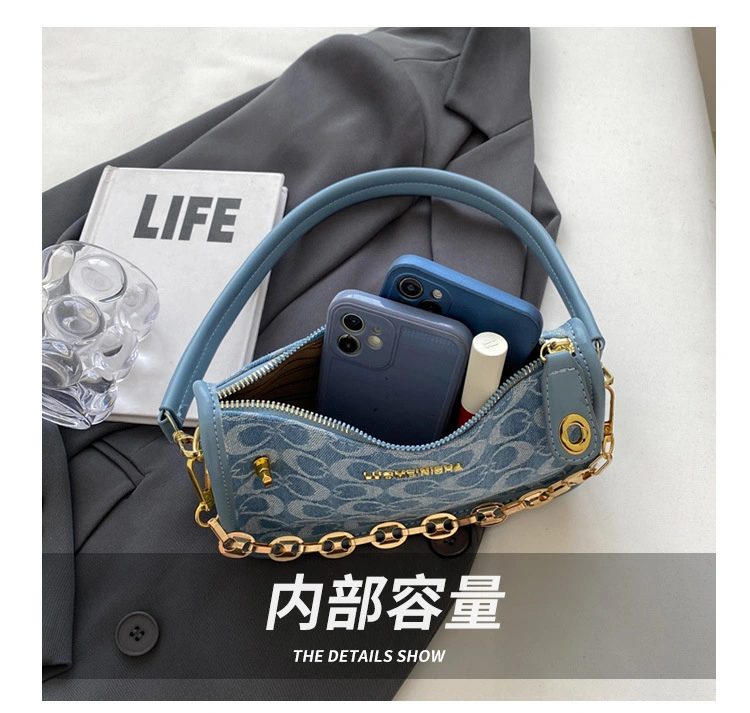 Wholesale/Supplier Replicas PU with Fabric Custom Label Premium Hardware Ladies Hand Mini Messenger Small Bag for Women Designer Shoulder Fashion Lady OEM ODM Handbag