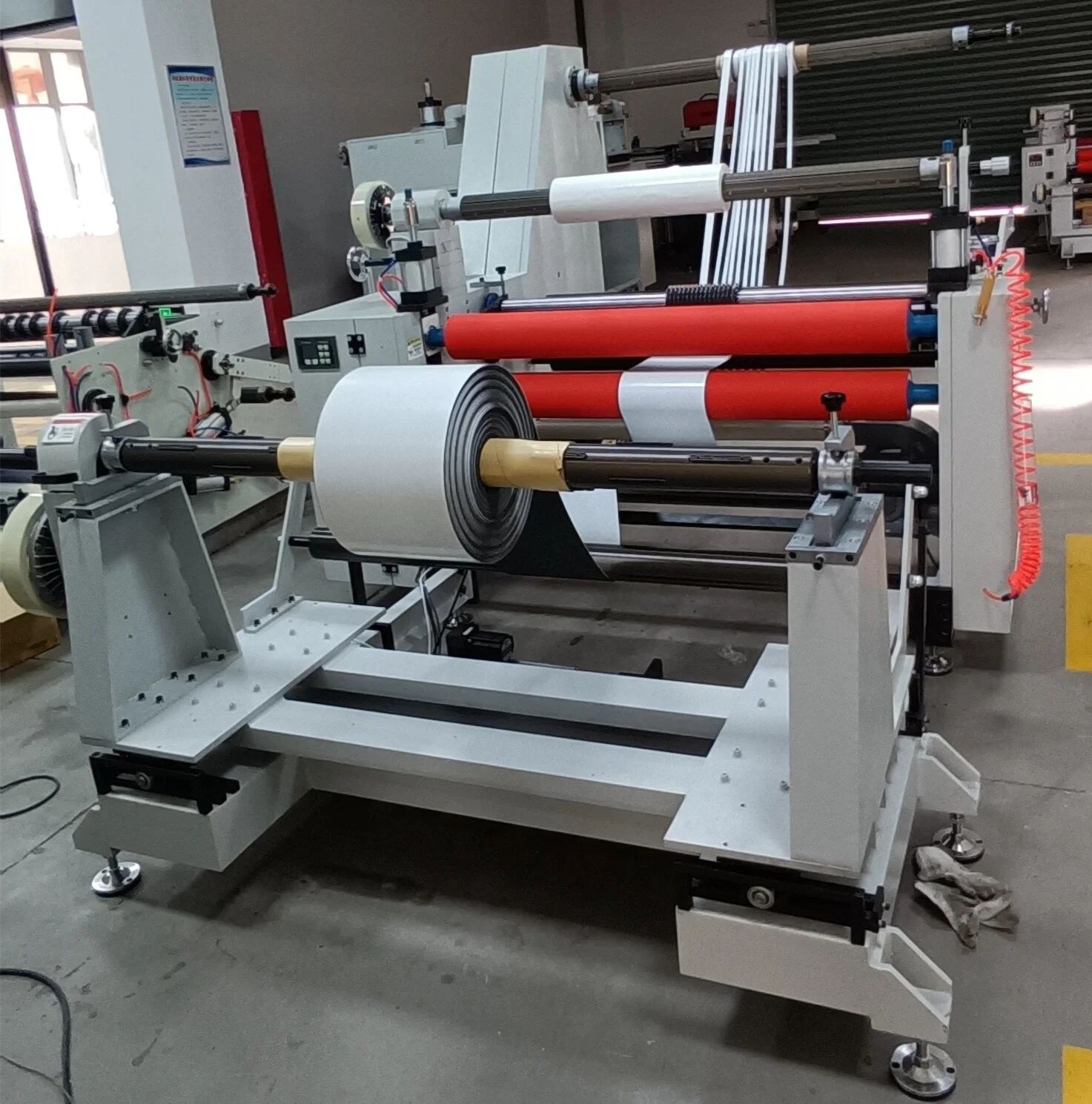 Large Format Film Slitting Machine for PVC Film