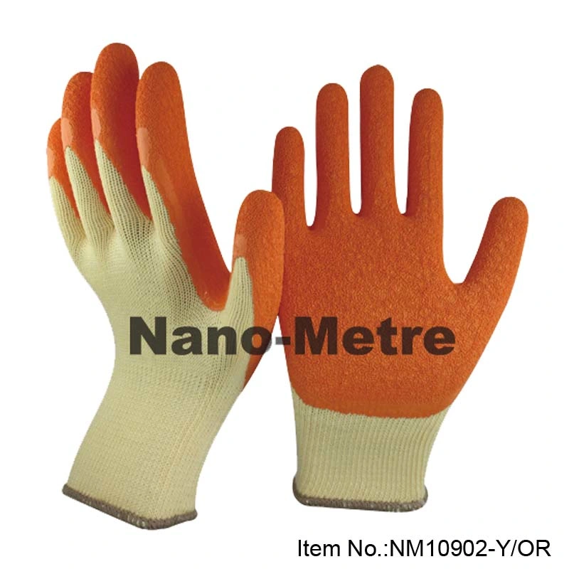 Nmsafety 10g Blue Latex Coated Labor Hand Work Gloves