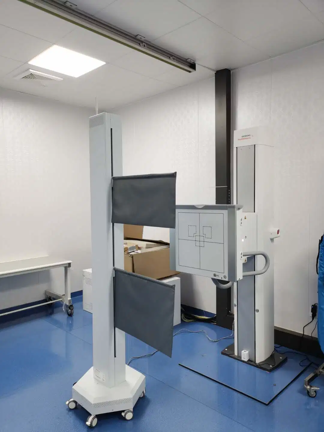 Anti-Radiation Protection Medical Mobile Curtain System Body Checkup Equipment