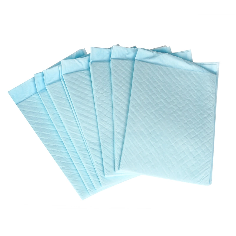 Super Absorbency Underpads Disposable Pad Nursing Sheet with Embossing Super Dry Top Sheet Hospital Incontinence OEM China Cheap Size 60X90cm