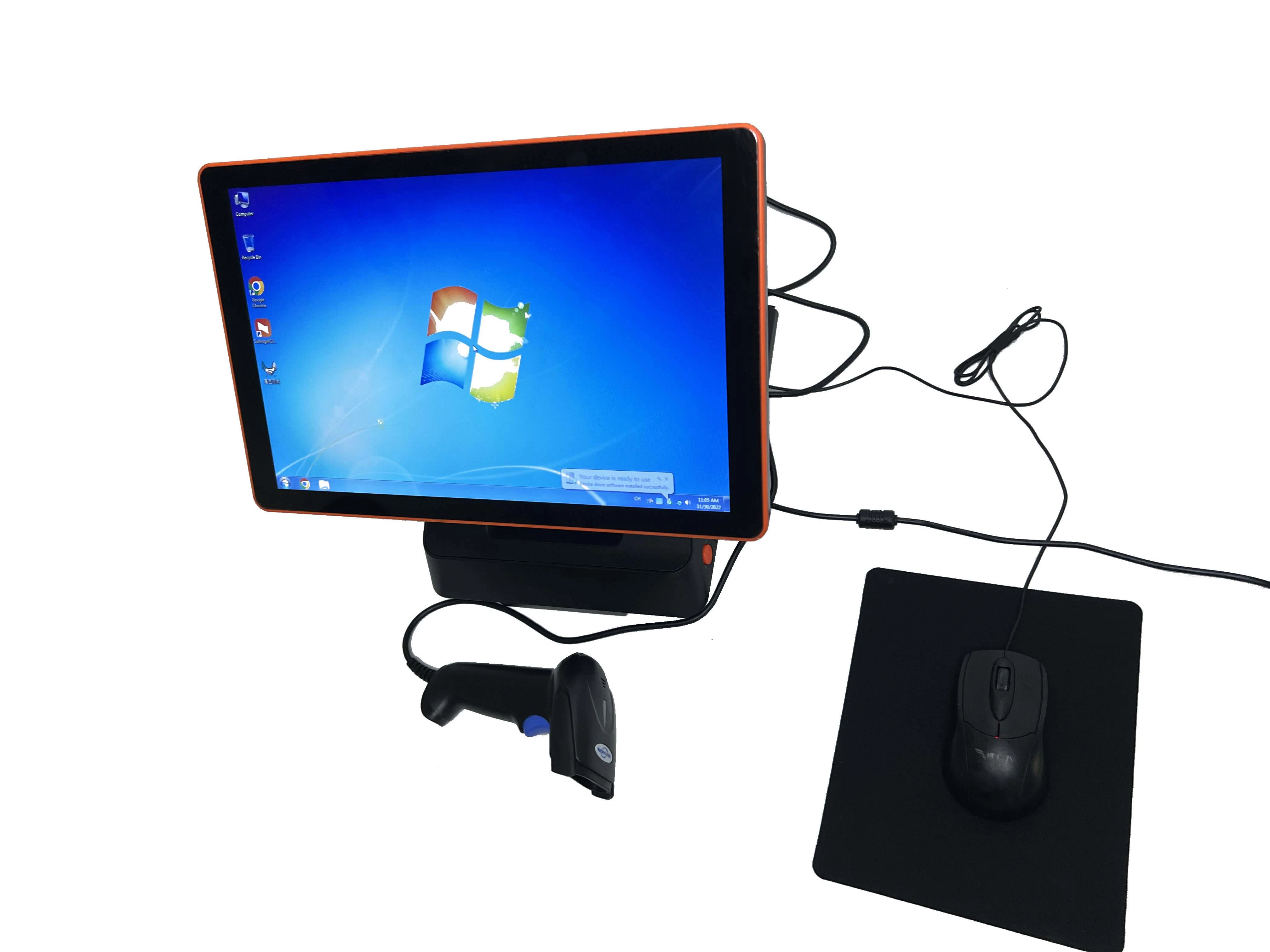 Terminal POS tactile Windows 15.6 pouces pour supermarché Dp01