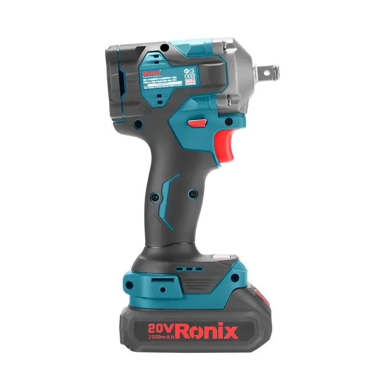 Ronix 8654 Brushless Impact Wrench 350n. M 20V 2.0ah Electric Cordless Tools