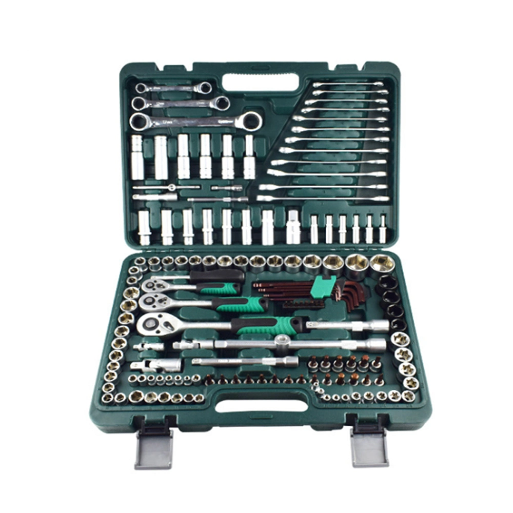 Réparation automobile 150 Outils de clé à cliquet PCS boîte S2 tournevis Kit de jeu d'outils manuels pour clés à douille