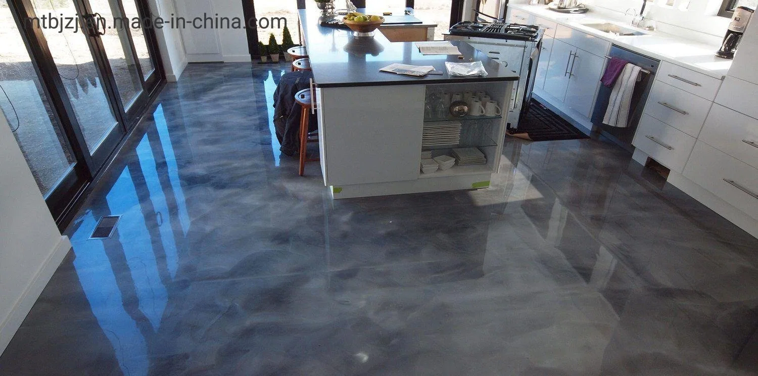 DIY Home Show Room Metallic Epoxy Resin Floor System