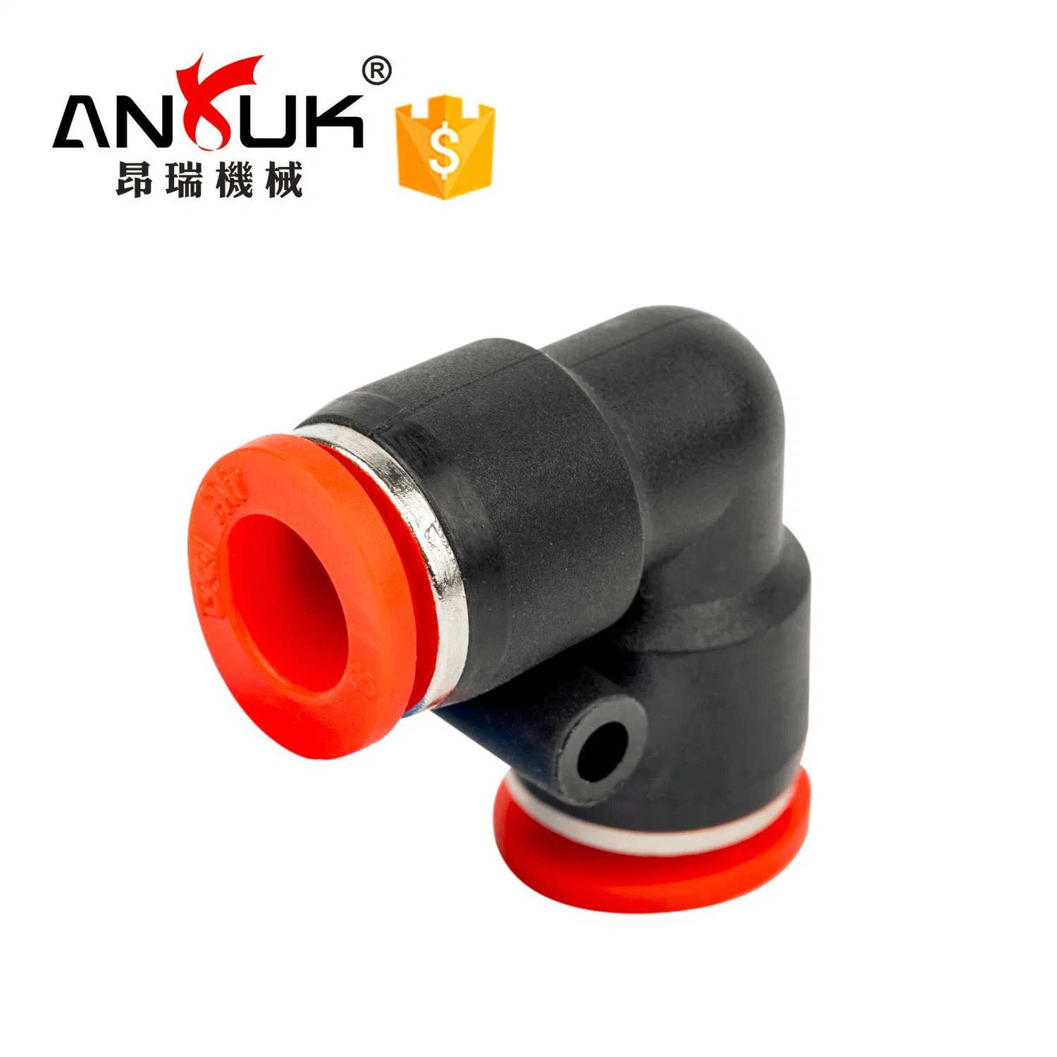 Best Online Shop PV Type 14mm Elbow Pipe Connector Pneumatic Fitting