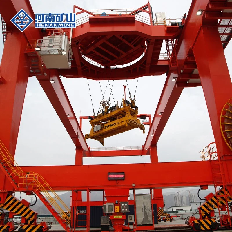 Rmg Type 20 Ton 30 Ton 40 Ton 50 Ton Double Girder Mobile Harbour Gantry Crane